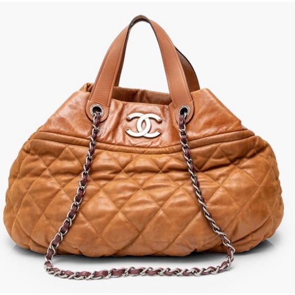 Chanel In The Mix Tote Quilted Iridescent‎ Calfskin Large Purse Bag - Picture 1 of 16